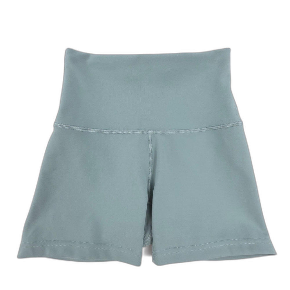 LULULEMON Wunder Train 4" Contour Fit High-Rise Shorts Misty Glade Athleisure 2